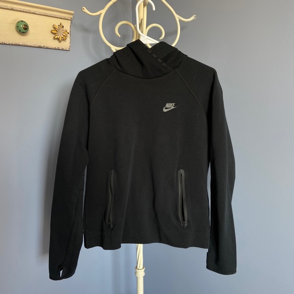 Nike Tops - Nike Black Hooded Sweatshirt